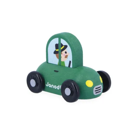 Janod Wooden Countryside Car - Cross Roads – vue 1 – Miniature vehicles