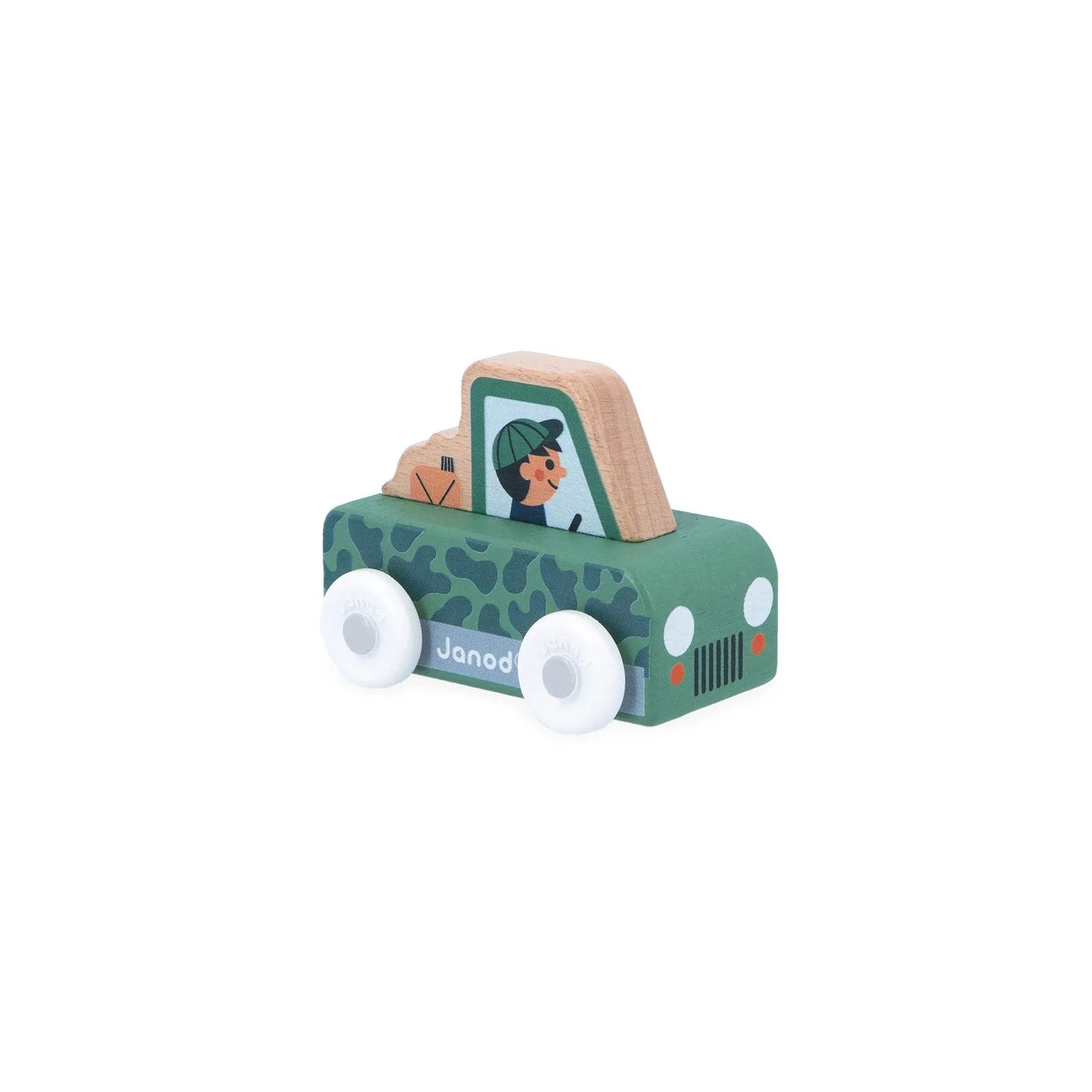 Janod Mountain Valley Wooden All Terrain Car - Cross Roads – vue 1 – Miniature vehicles