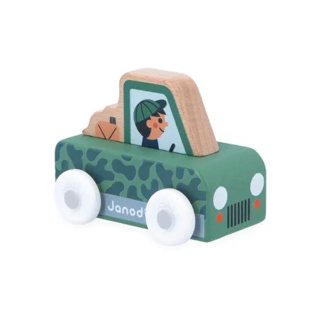 Janod Mountain Valley Wooden All Terrain Car - Cross Roads – vue 1 – Miniature vehicles