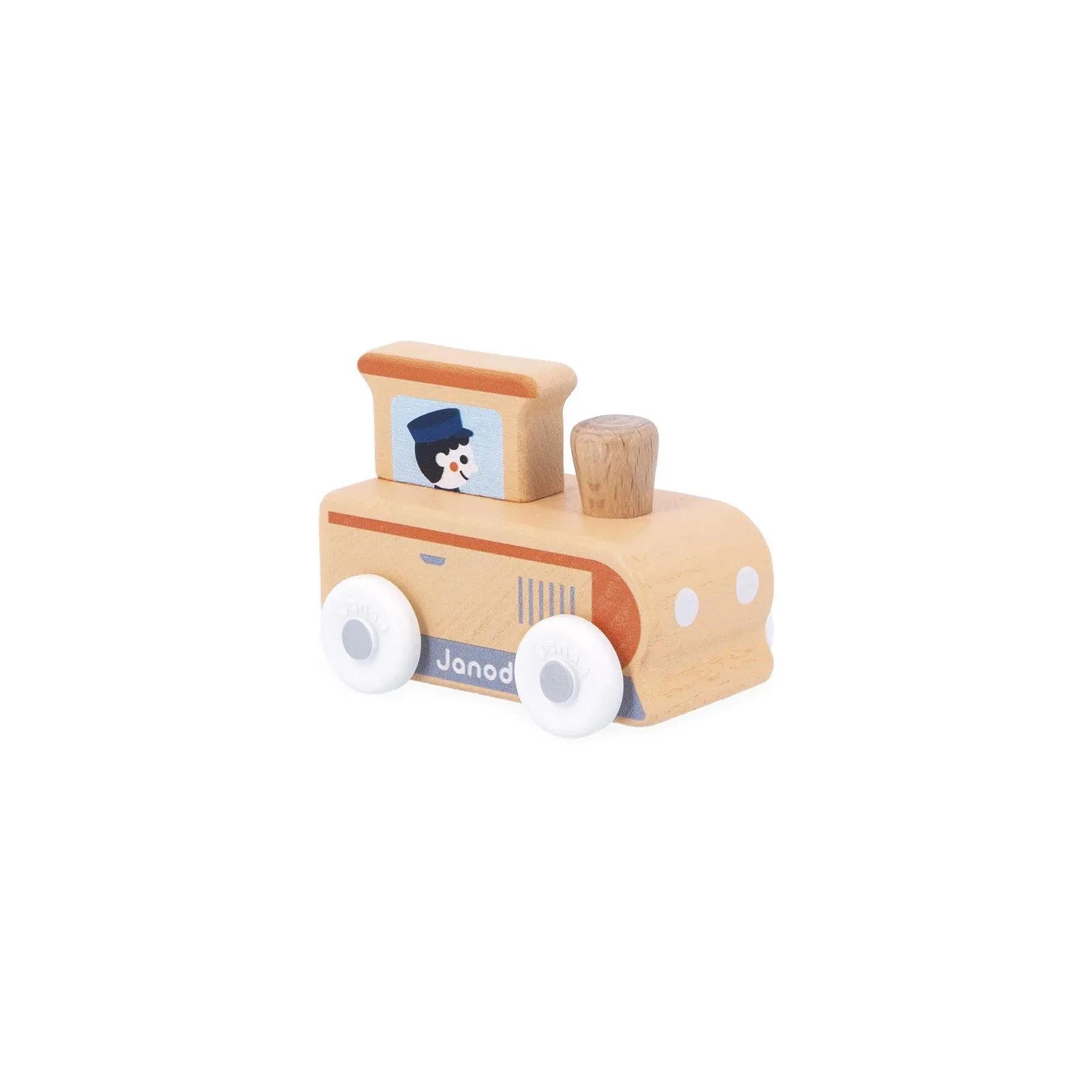 Janod Locomotive en bois Vallée blanche - Cross Roads – vue 1 – Véhicules miniatures