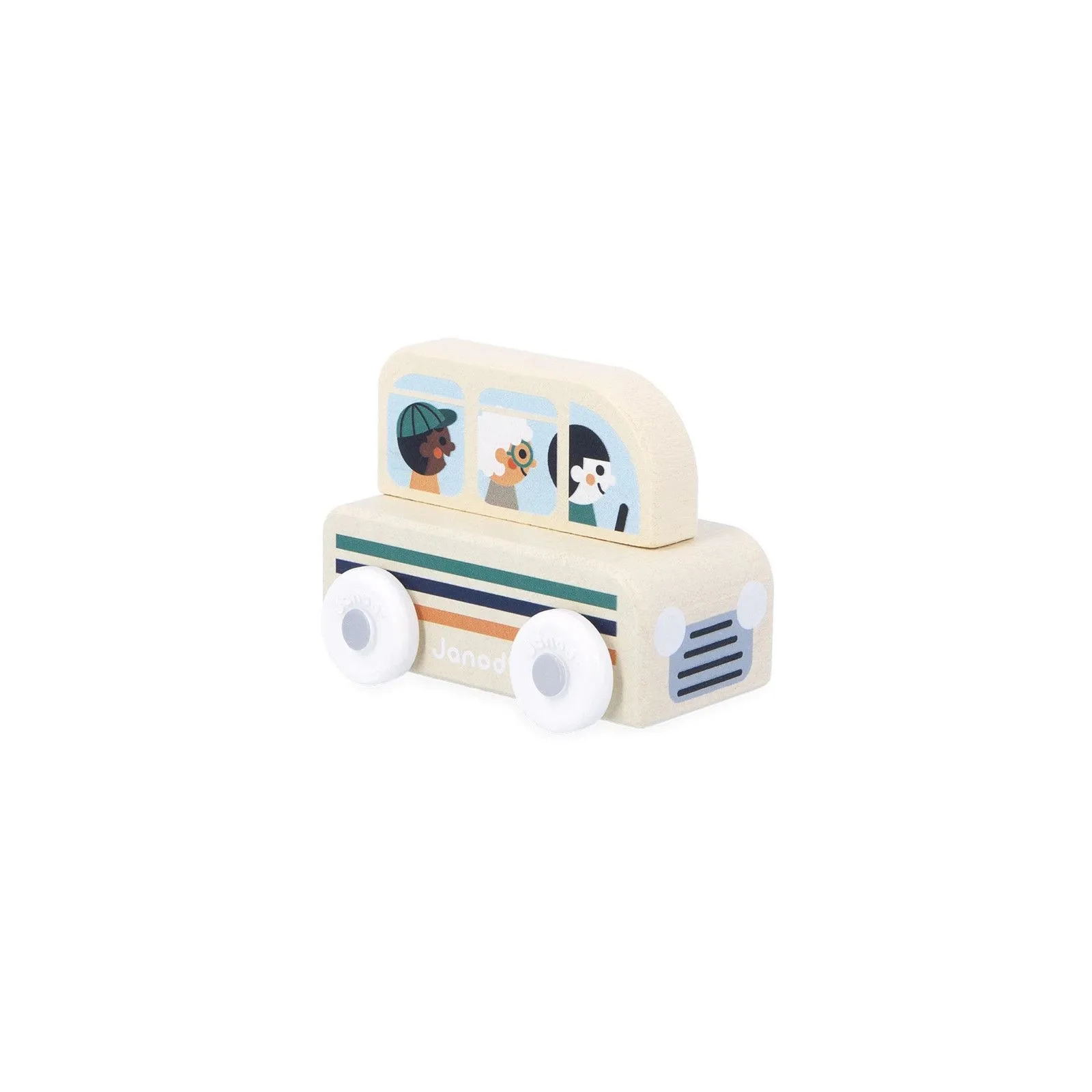 Janod Mountain Valley Wooden Veterinary Truck - Cross Roads – vue 1 – Miniature vehicles