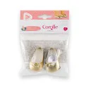 Corolle Golden ballerinas for 36 cm doll – vue 3 – Corolle Doll Clothes