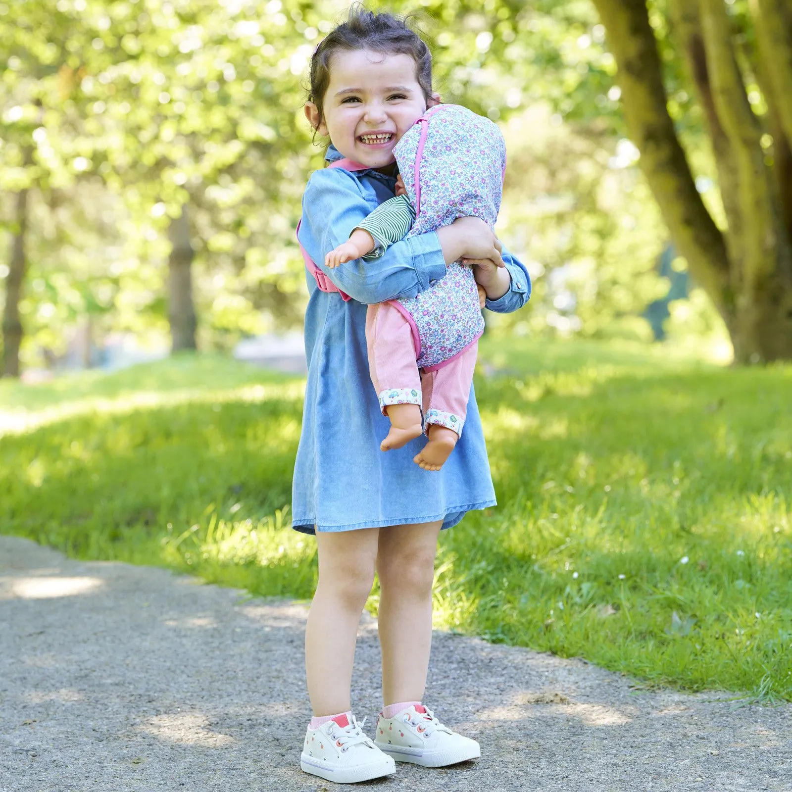 Corolle Porte-bébé Floral pour poupon 36 et 42 cm – vue 3 – Accessoires pour poupées