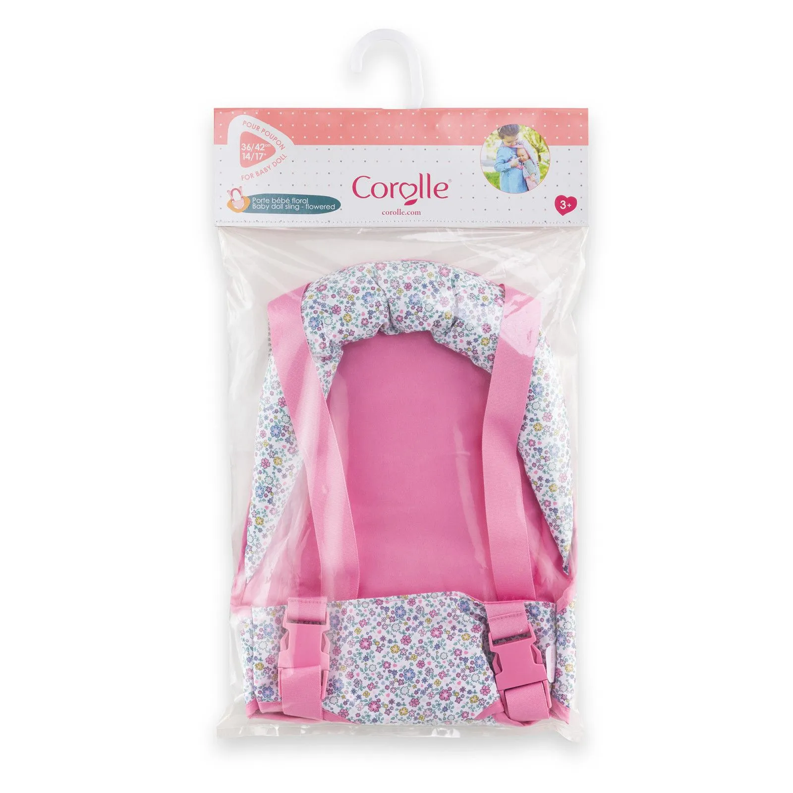 Corolle Porte-bébé Floral pour poupon 36 et 42 cm – vue 4 – Accessoires pour poupées