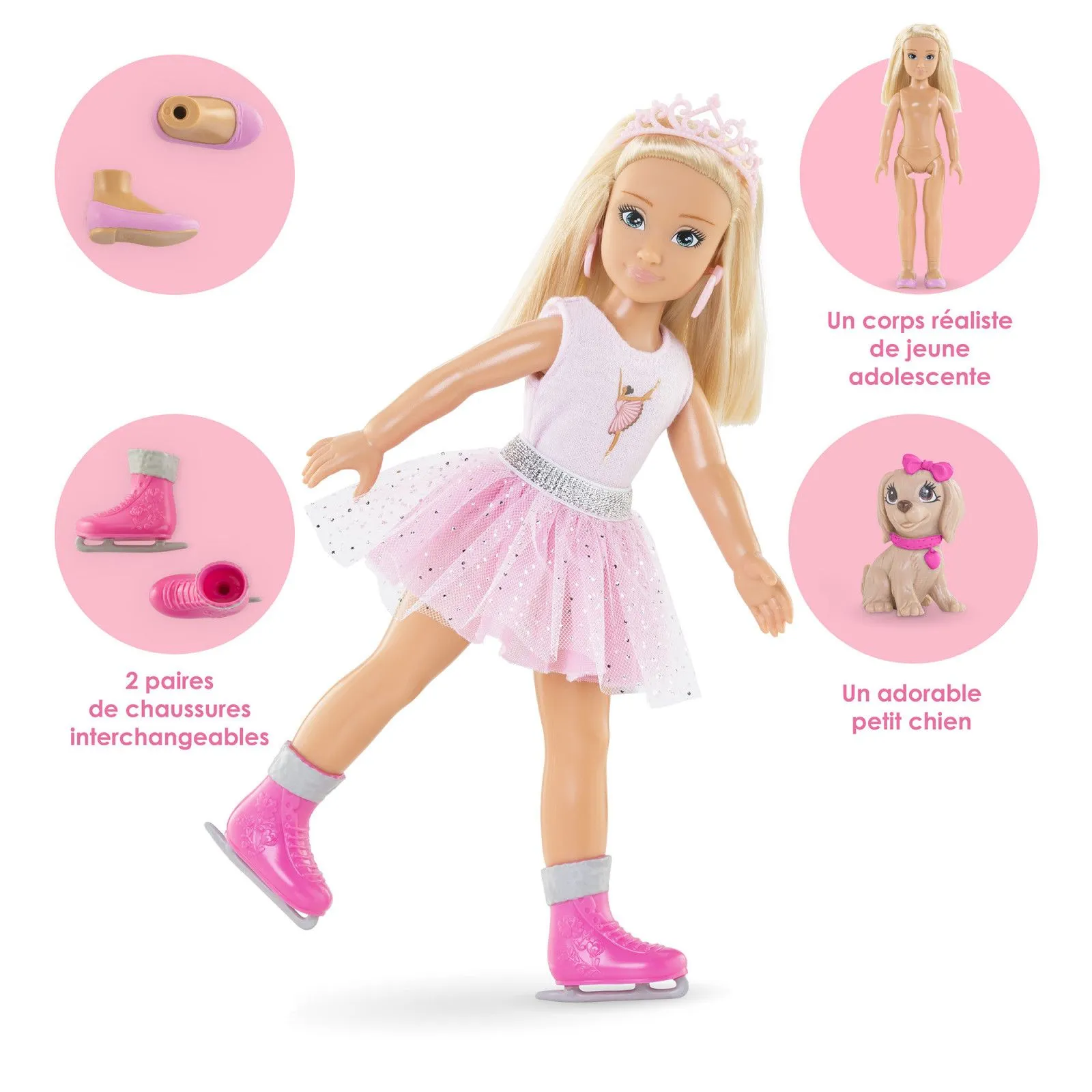 Corolle Coffret Poupée Corolle Girls Valentine Ballerine – vue 3 – Corolle Girls