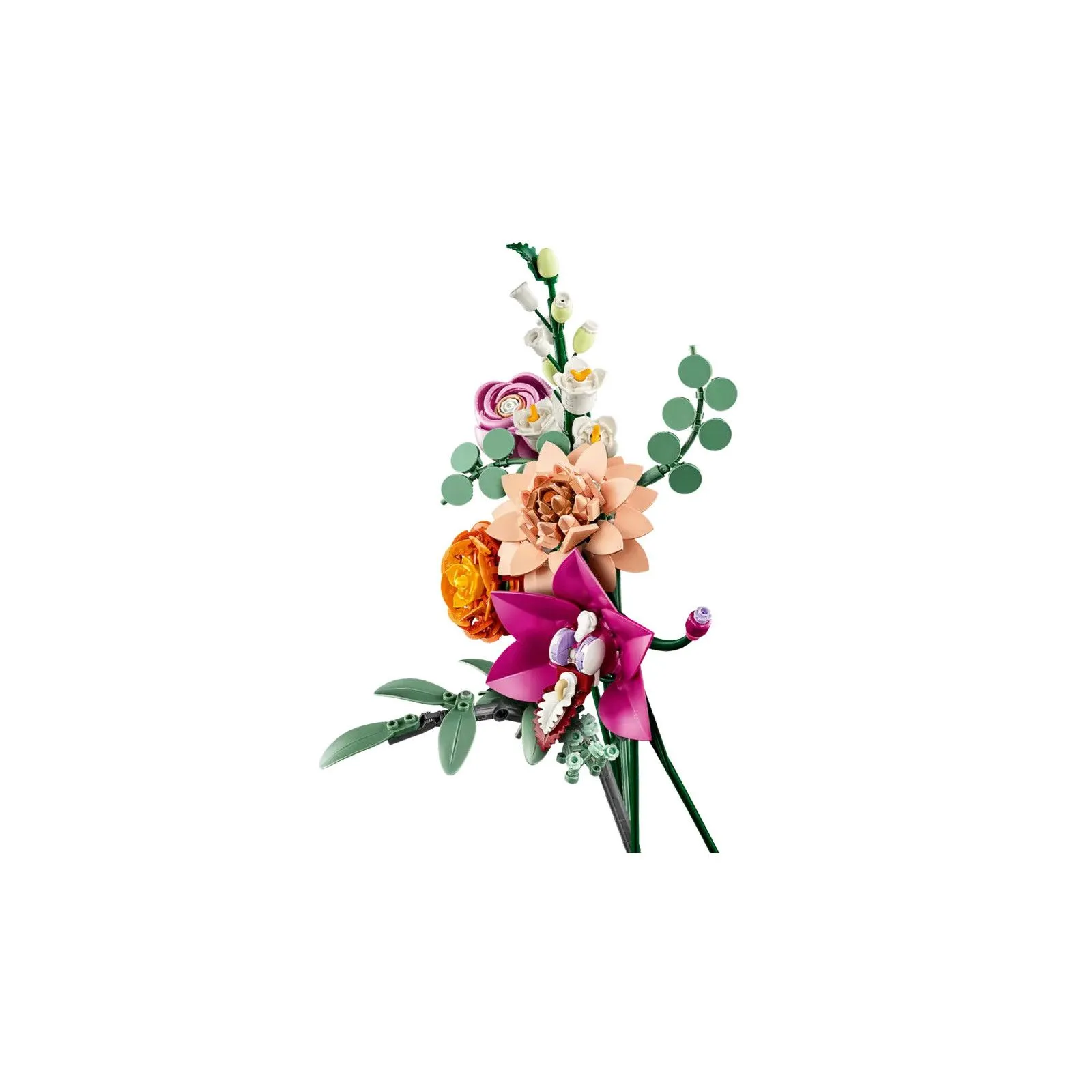 Lego [Botanicals] Pretty Pink Flower Bouquet – vue 4 – Lego and Duplo