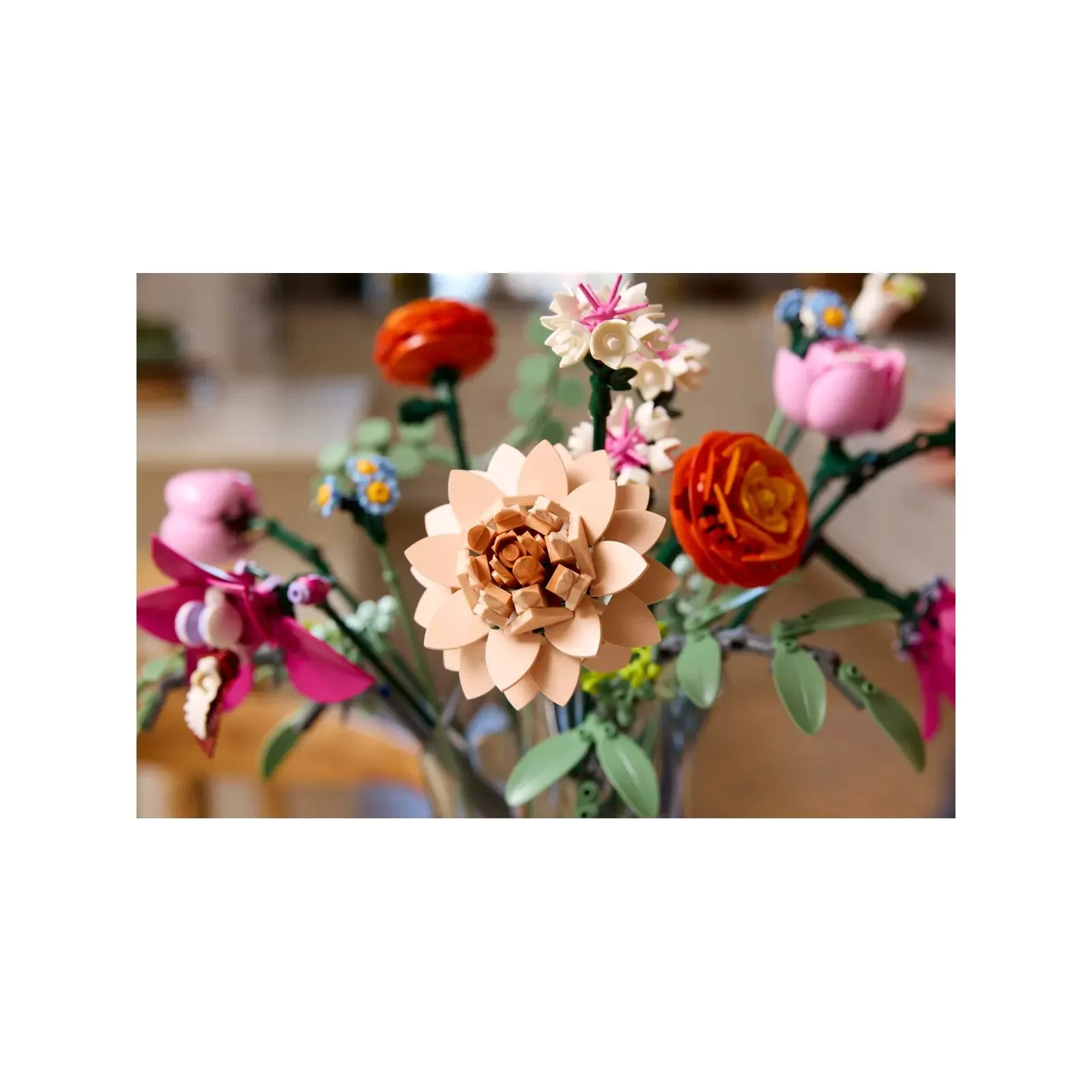 Lego [Botanicals] Pretty Pink Flower Bouquet – vue 9 – Lego and Duplo