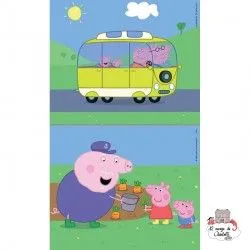 Peppa Pig 2 puzzles en bois 9 pièces - EDU-17156 - Educa Borras - Puzzles en bois - Le Nuage de Charlotte