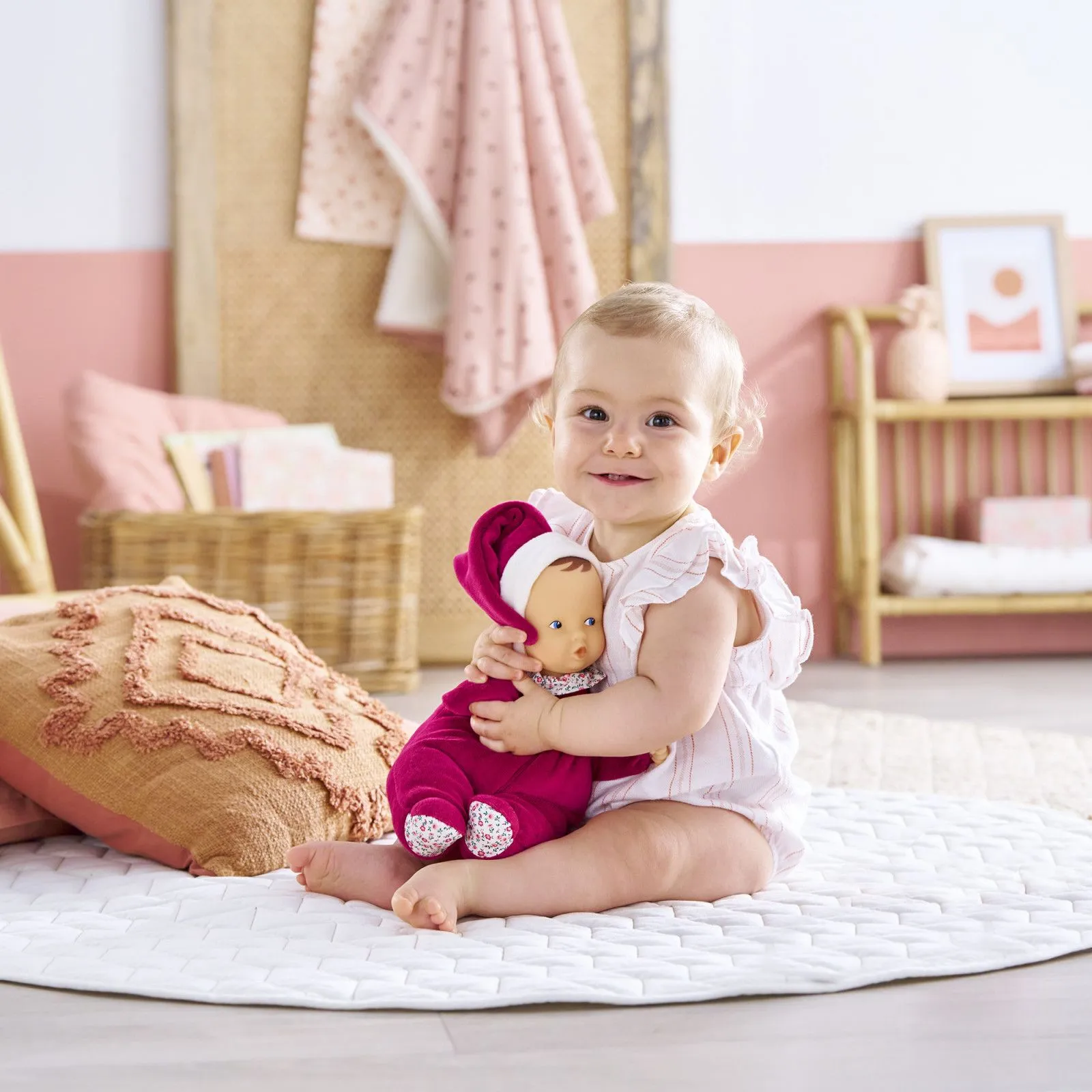 Corolle Doudou Babipouce Rose Grenadine Comforter – vue 2 – Other Brands