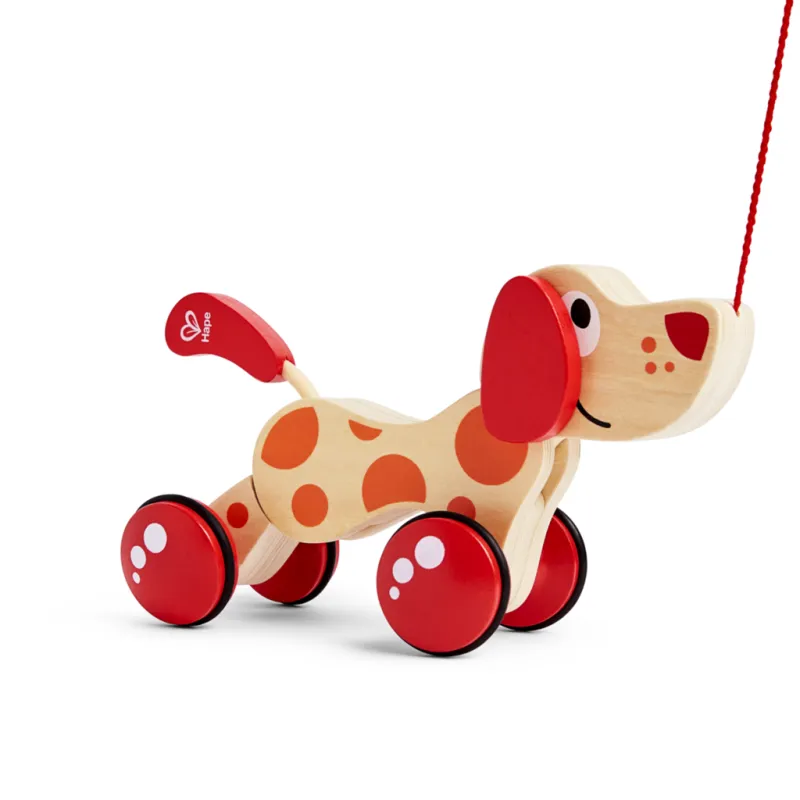 Hape Chien Puppy à promener – vue 1 – Tirer et pousser