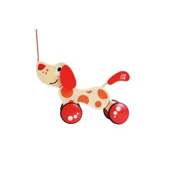 Hape Chien Puppy à promener – vue 2 – Tirer et pousser