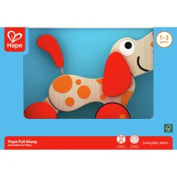 Hape Chien Puppy à promener – vue 11 – Tirer et pousser