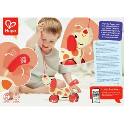 Hape Chien Puppy à promener – vue 12 – Tirer et pousser