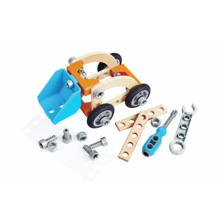 Hape Junior Inventor - Ensemble de voitures à construire – vue 1 – Junior Inventor by Hape
