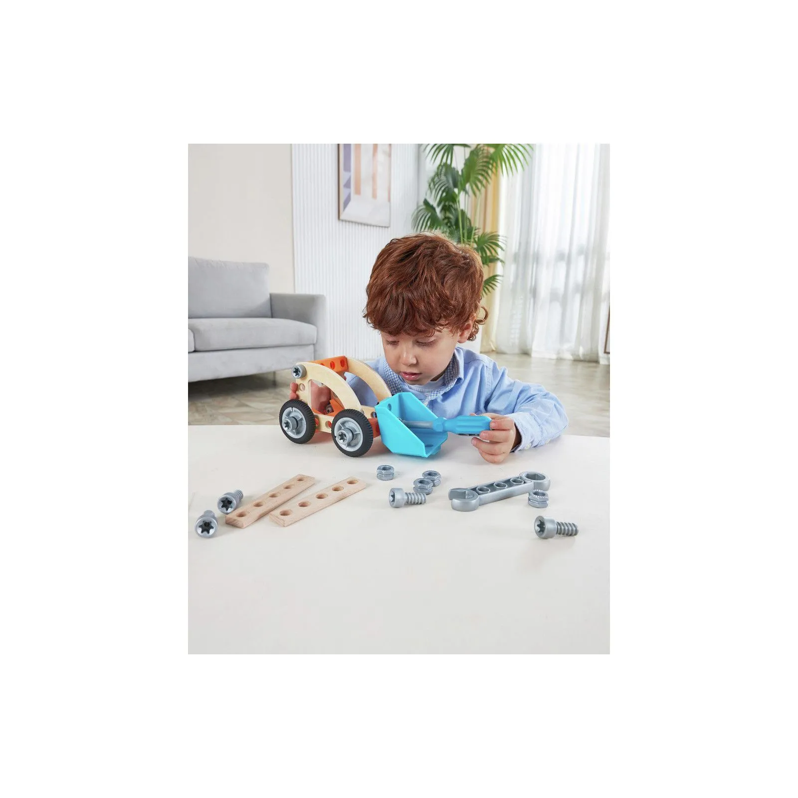 Hape Junior Inventor - Build 'n' Drive Car Set – vue 3 – Junior Inventor by Hape