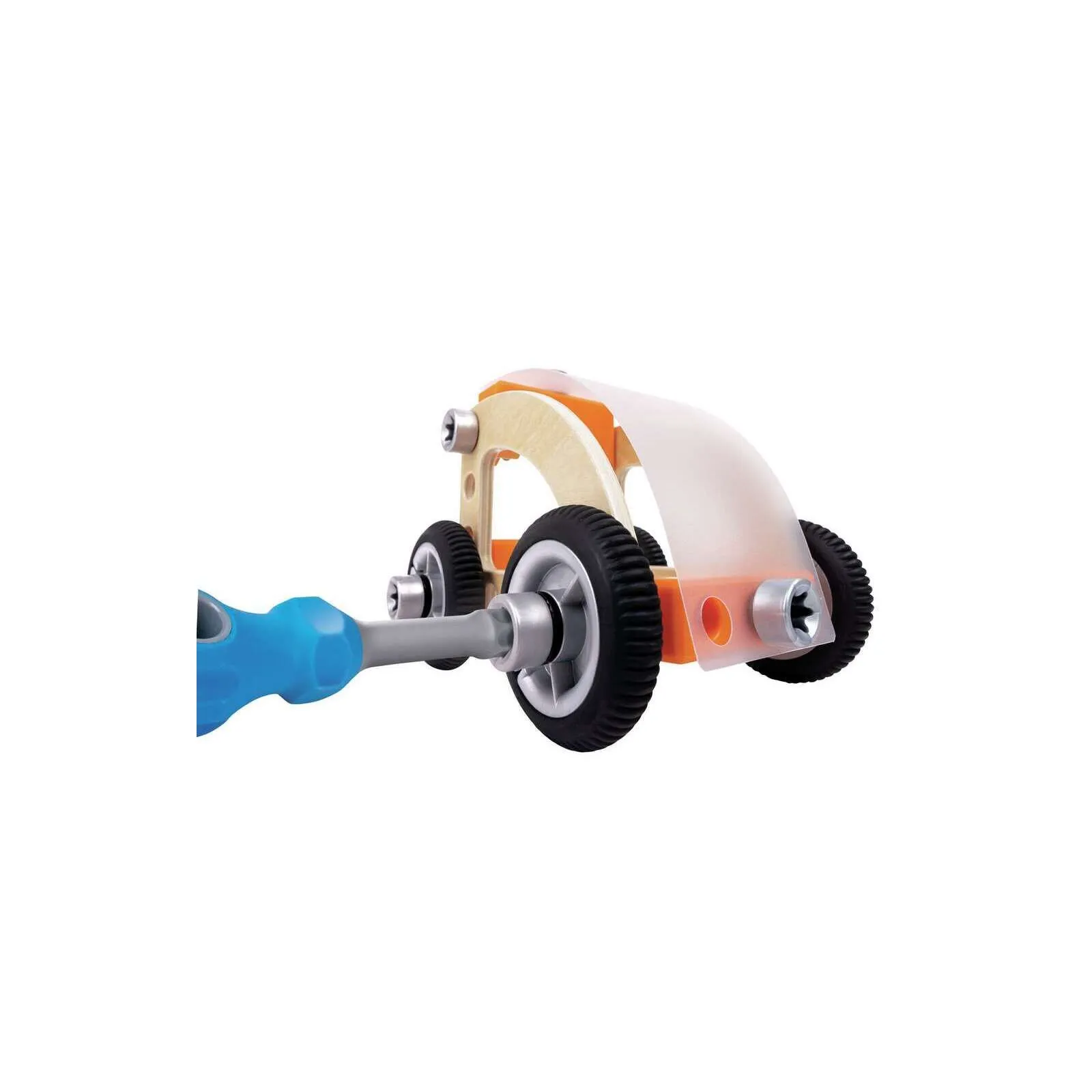 Hape Junior Inventor - Build 'n' Drive Car Set – vue 6 – Junior Inventor by Hape