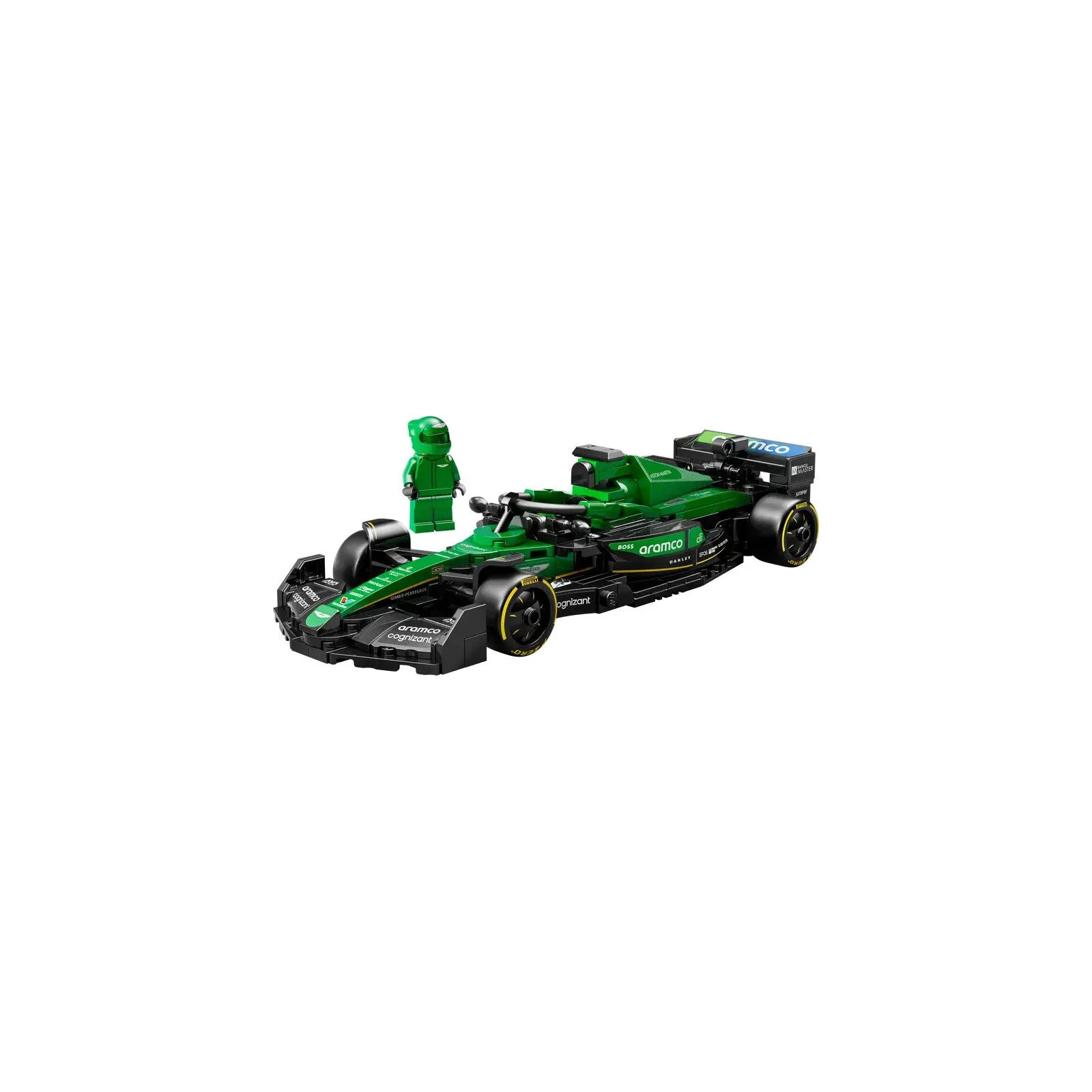 Lego [Speed Champions] Aston Martin Aramco F1® AMR24 Race Car – vue 1 – Lego and Duplo