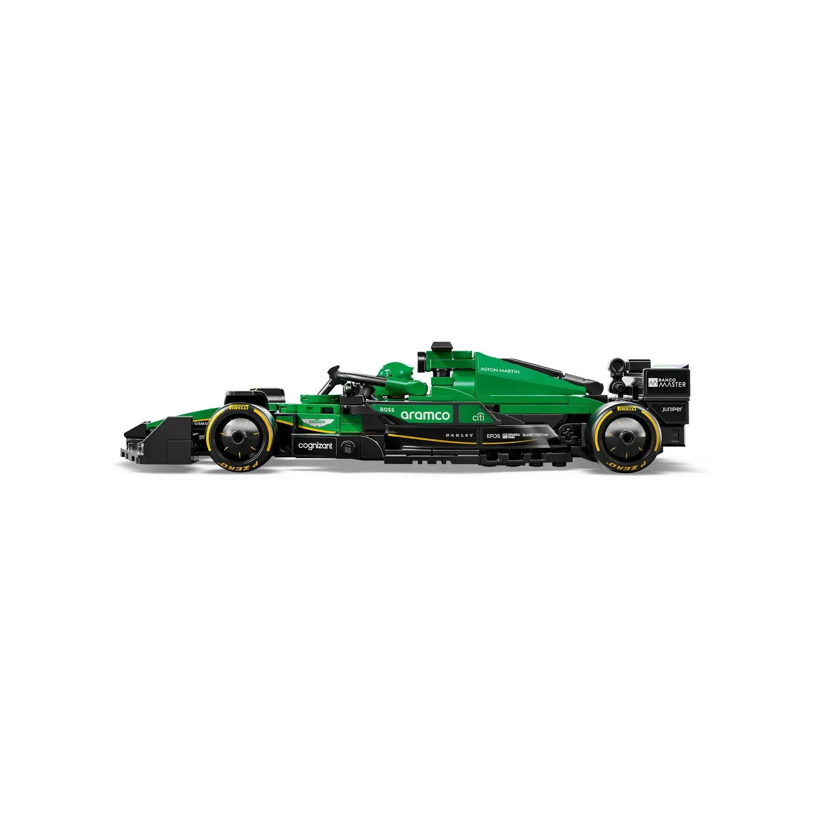 Lego [Speed Champions] Aston Martin Aramco F1® AMR24 Race Car – vue 3 – Lego and Duplo