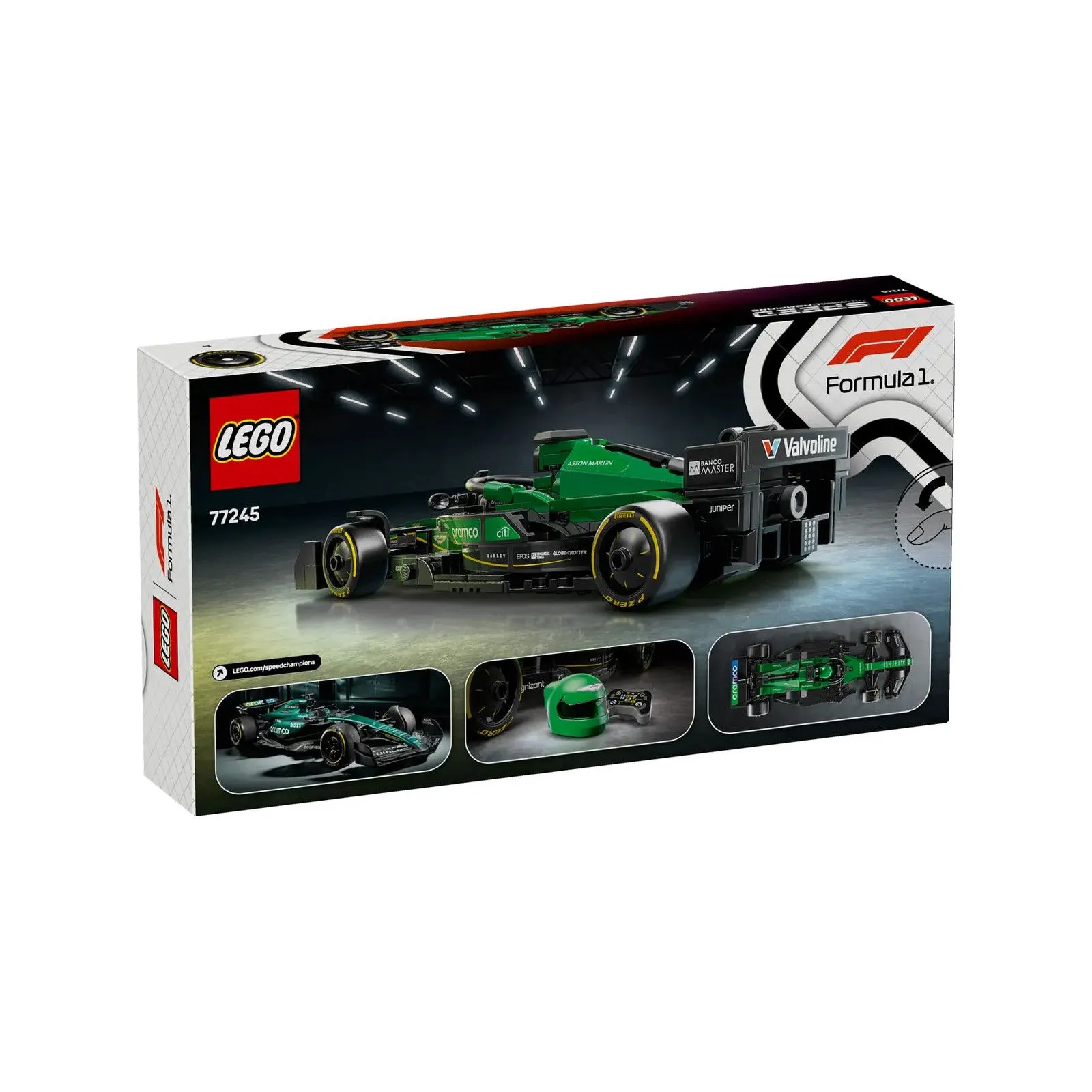 Lego [Speed Champions] Aston Martin Aramco F1® AMR24 Race Car – vue 9 – Lego and Duplo