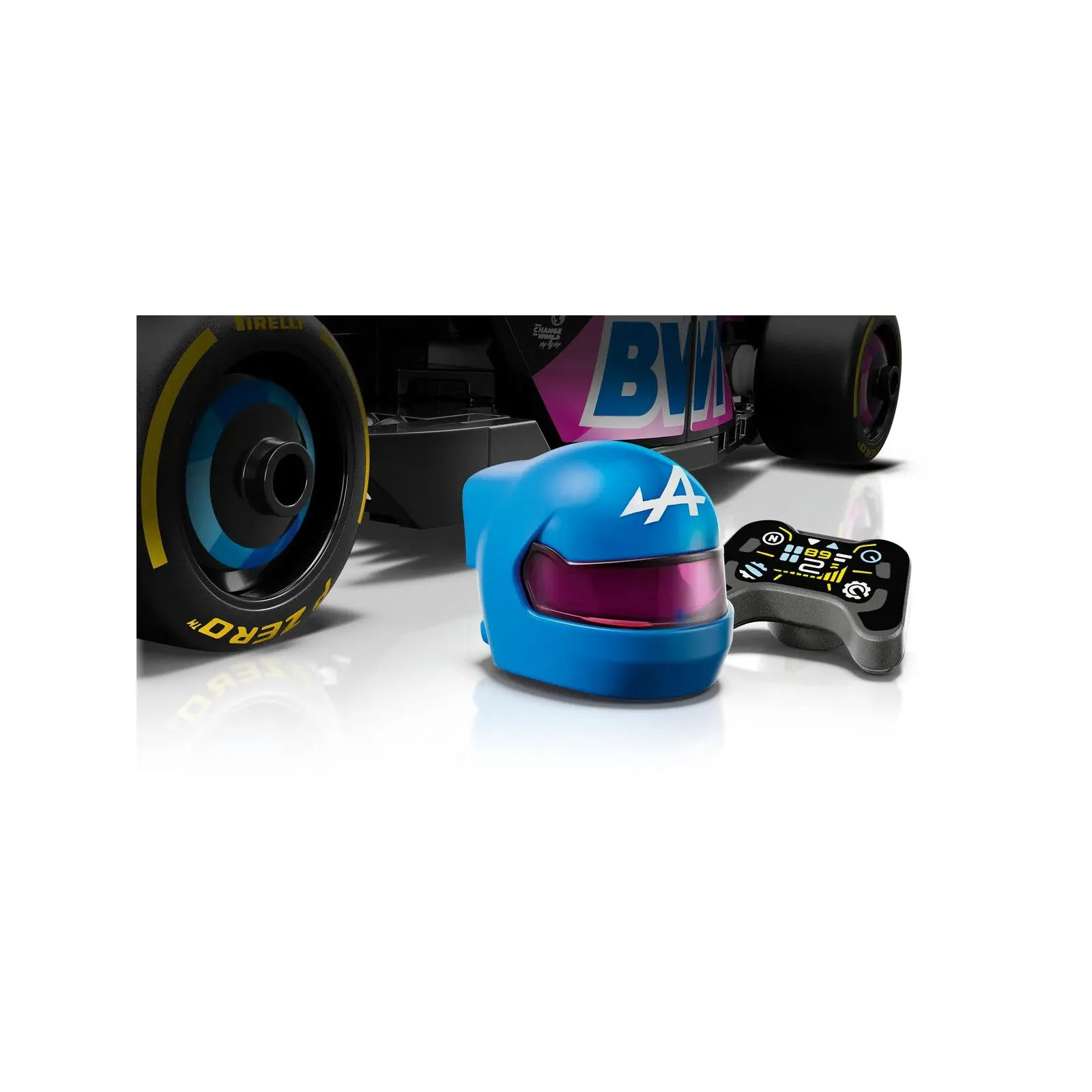 Lego [Speed Champions] BWT Alpine F1® Team A524 Race Car – vue 6 – Lego and Duplo