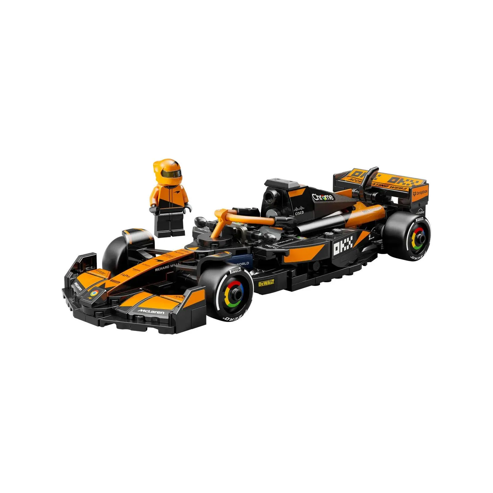 Lego [Speed Champions] McLaren F1® Team MCL38 Race Car – vue 1 – Lego and Duplo