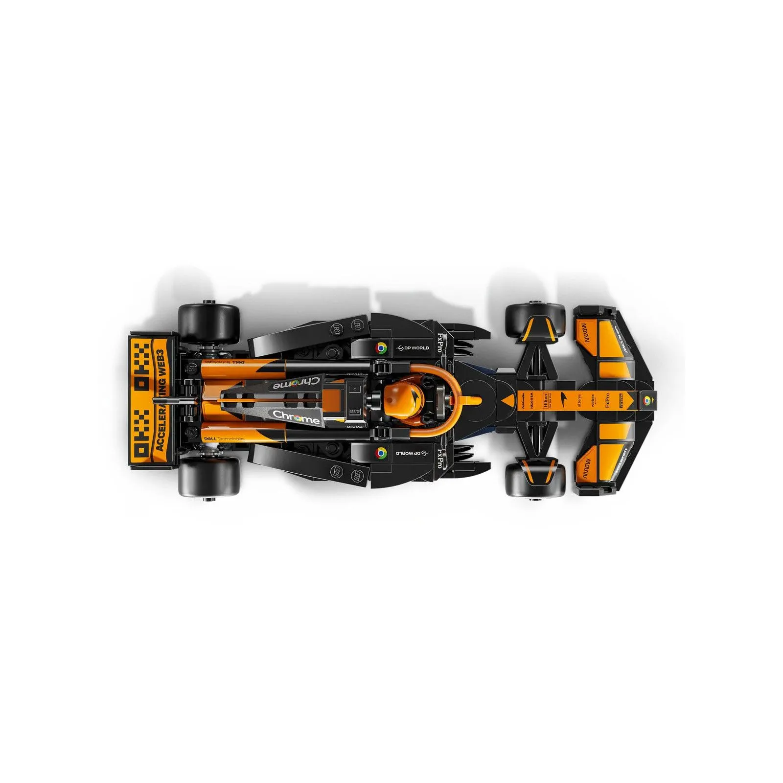 Lego [Speed Champions] McLaren F1® Team MCL38 Race Car – vue 5 – Lego and Duplo