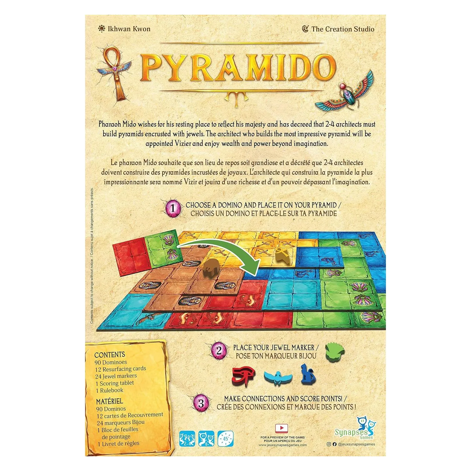 Synapses Games Pyramido – vue 3 – Jeux de societe