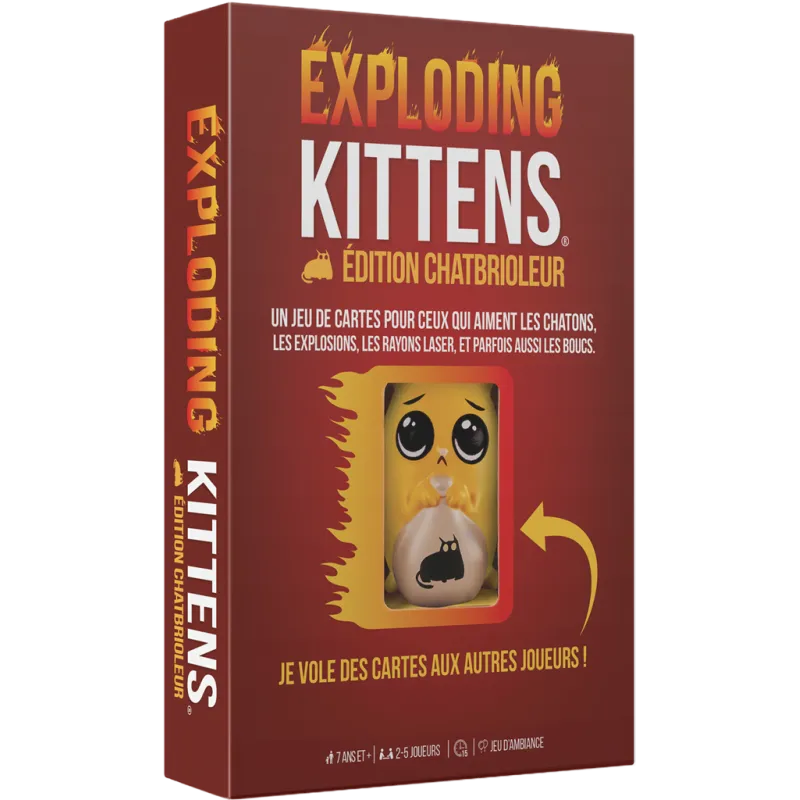 Exploding Kittens Exploding Kittens - Édition Chatbrioleur – vue 1 – Jeux de societe