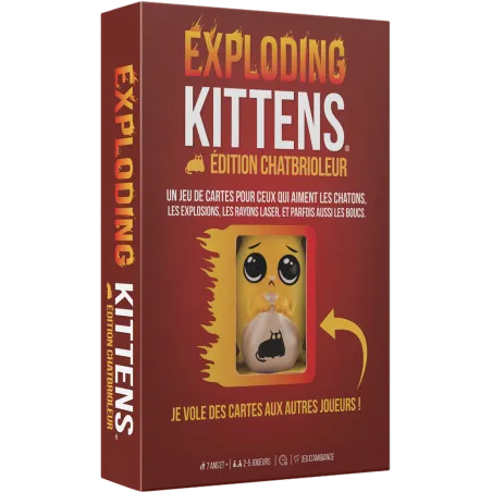 Exploding Kittens Exploding Kittens - Édition Chatbrioleur – vue 1 – Jeux de societe