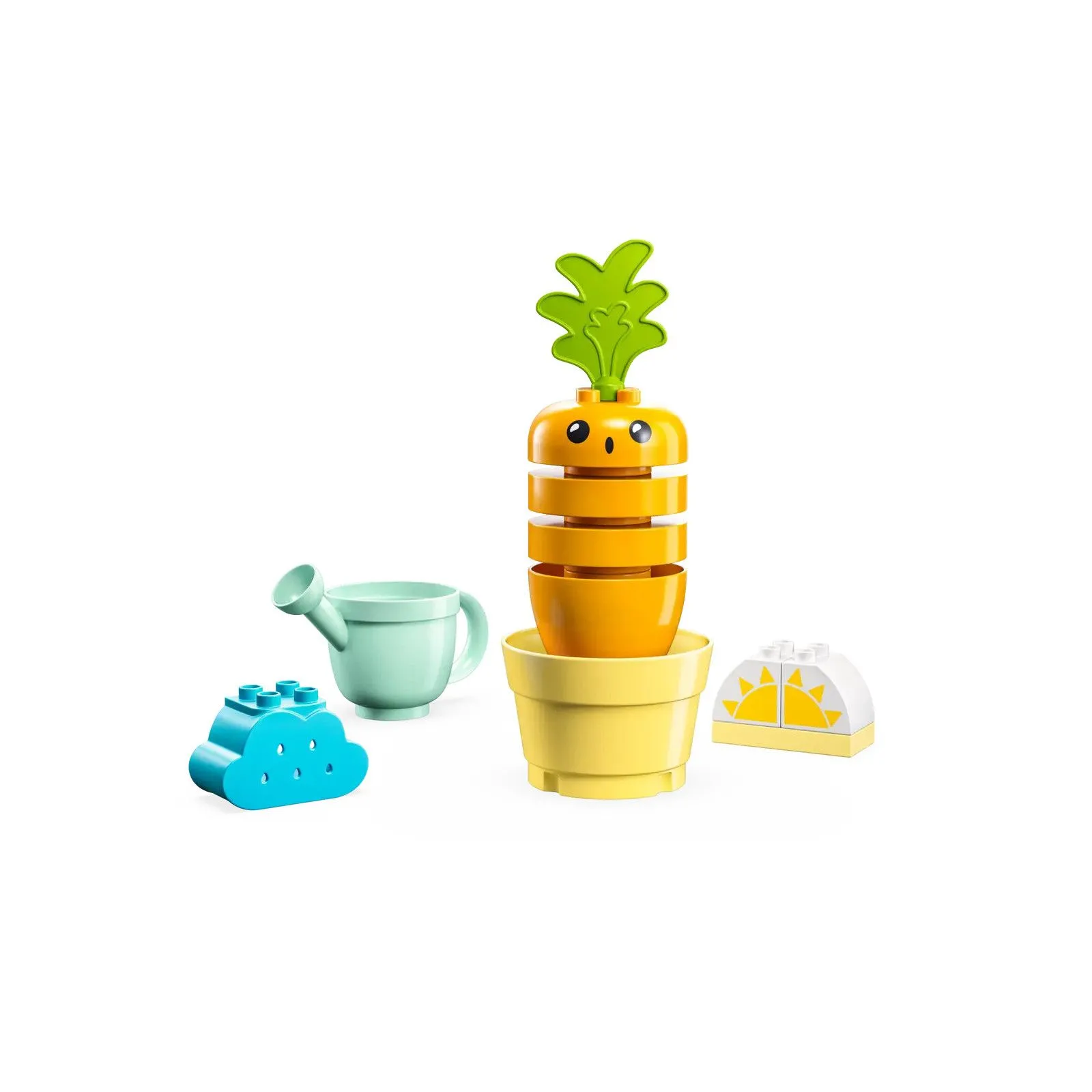 Lego [Duplo] Growing Carrot – vue 1 – Lego and Duplo