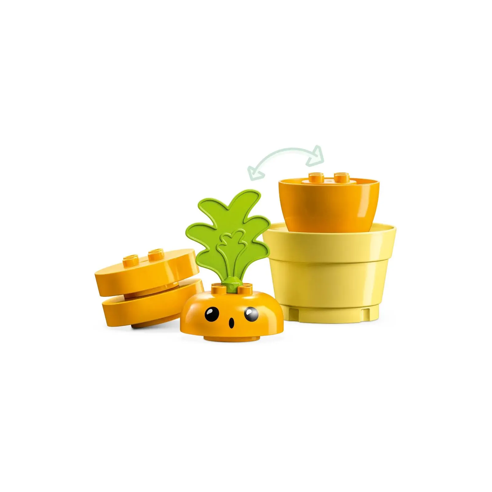 Lego [Duplo] Growing Carrot – vue 4 – Lego and Duplo
