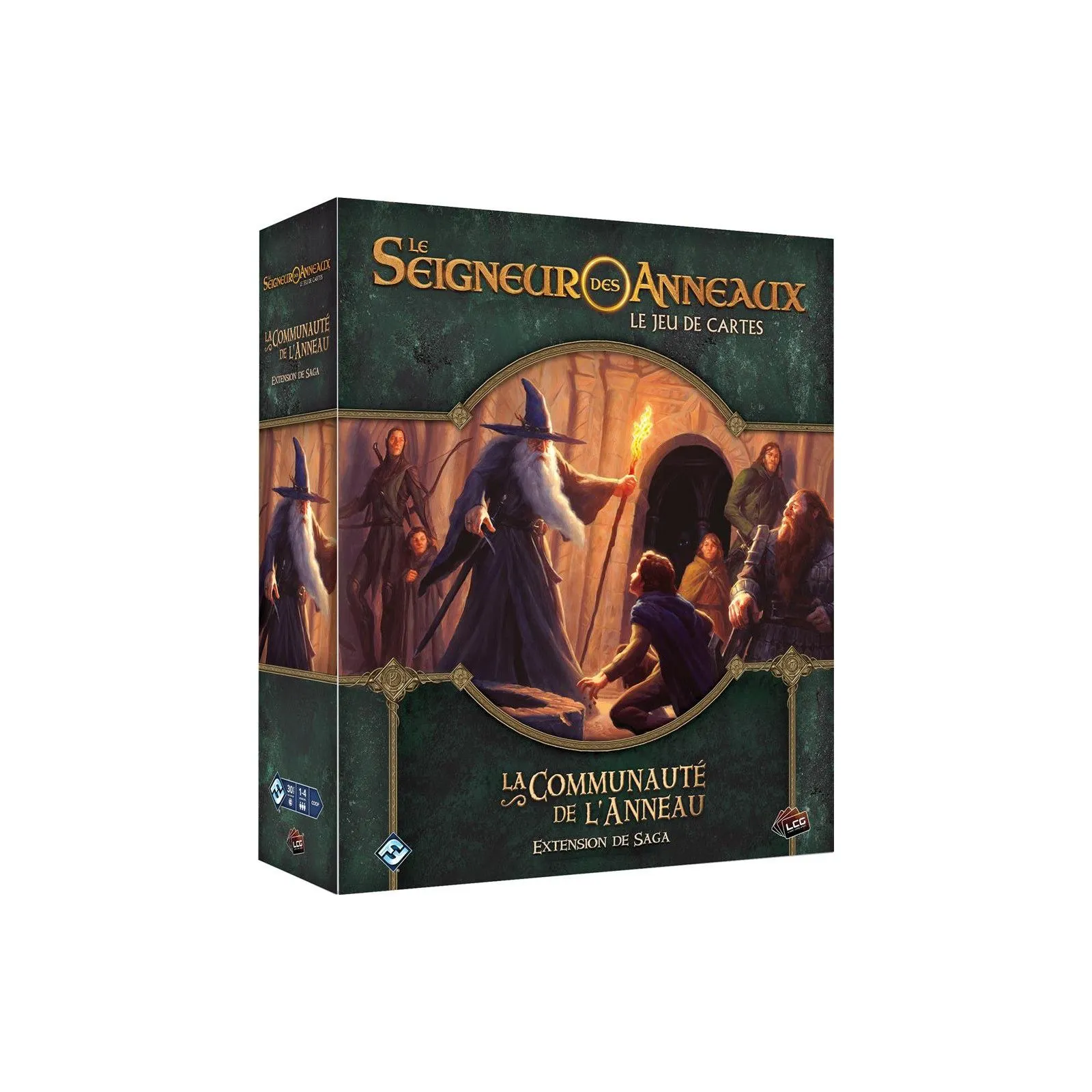Fantasy Flight Games Le Seigneur des Anneaux LCG - Ext. La Communauté de l'Anneau – vue 1 – Seigneur des Anneaux JCE