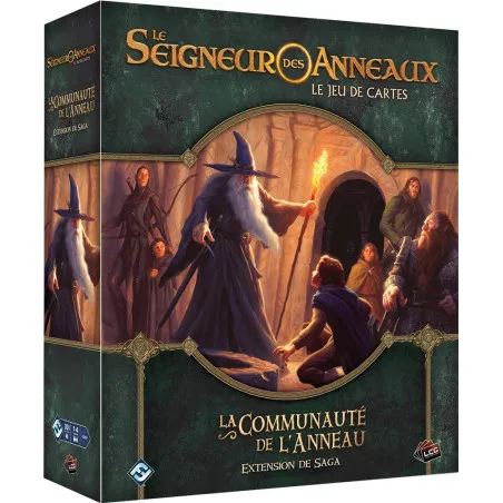 Fantasy Flight Games Le Seigneur des Anneaux LCG - Ext. La Communauté de l'Anneau – vue 1 – Seigneur des Anneaux JCE