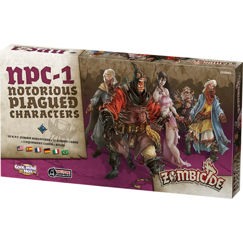 CMON Zombicide - Black Plague - NPC-1 – vue 1 – Zombicide