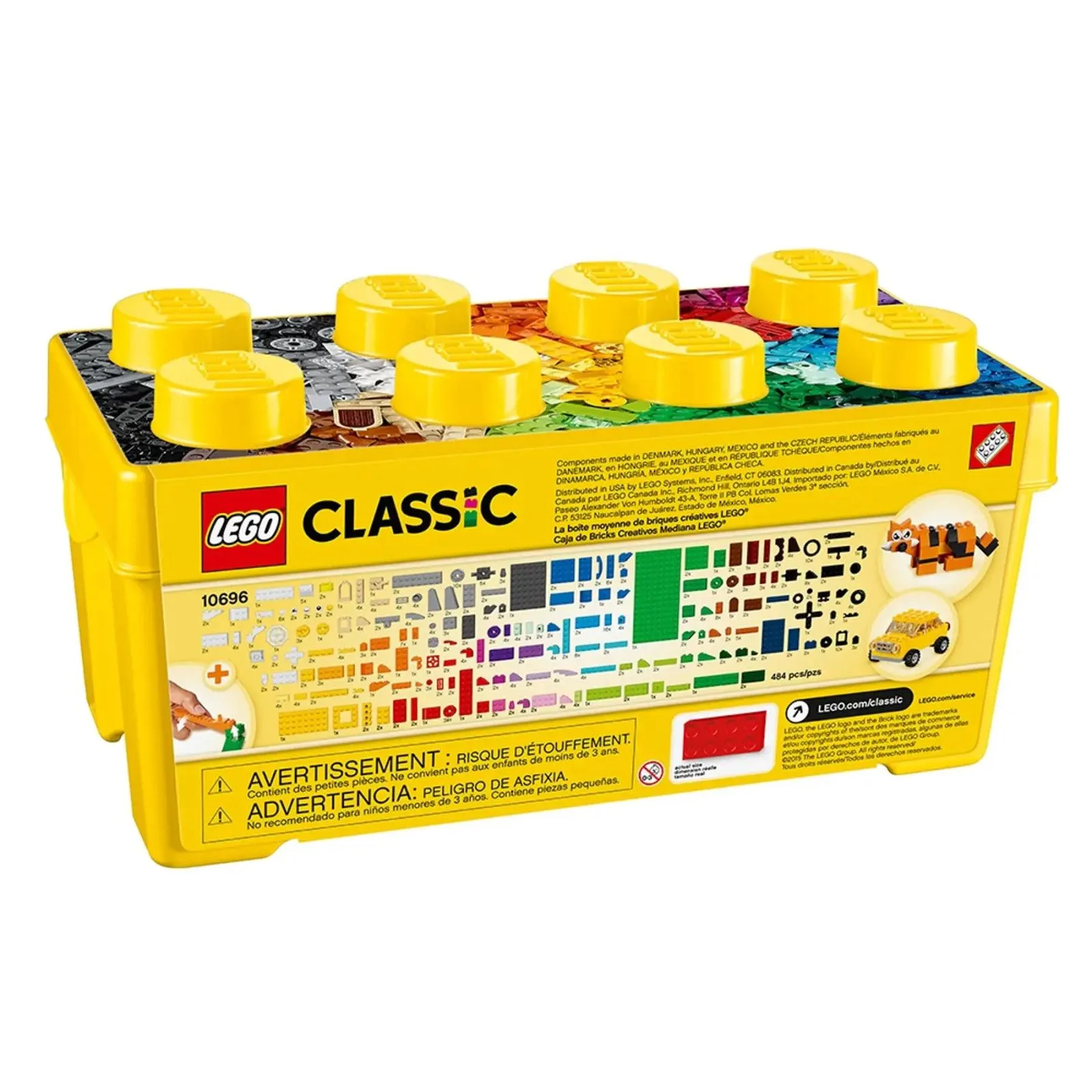 Lego [Classic] LEGO® Medium Creative Brick Box – vue 3 – Lego and Duplo