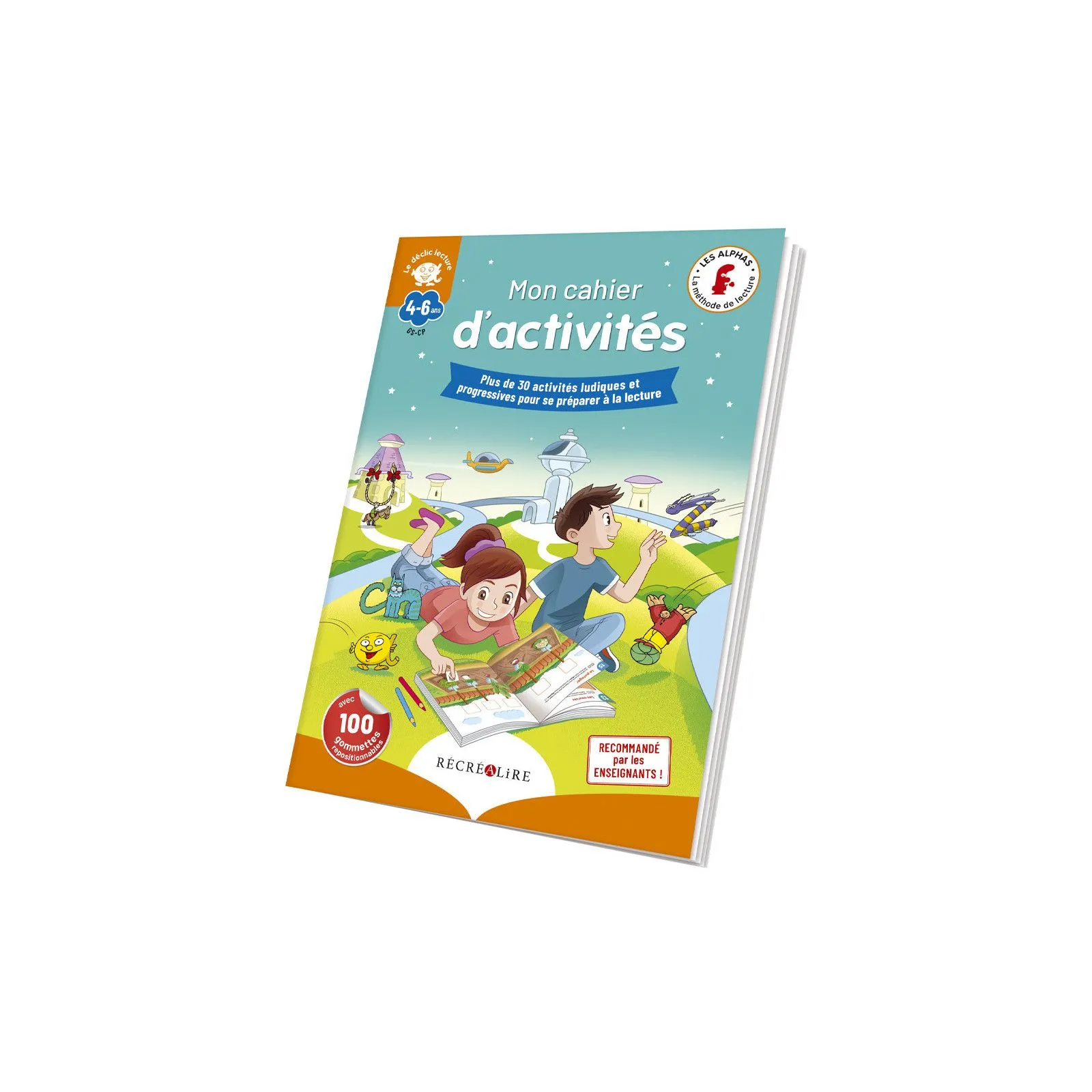 Editions Récréalire Mon cahier d'activités "Déclic lecture" Les Alphas – vue 1 – Activity Books