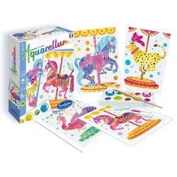 SentoSphère Aquarellum mini - Horses Carousel – vue 2 – Creative Kits