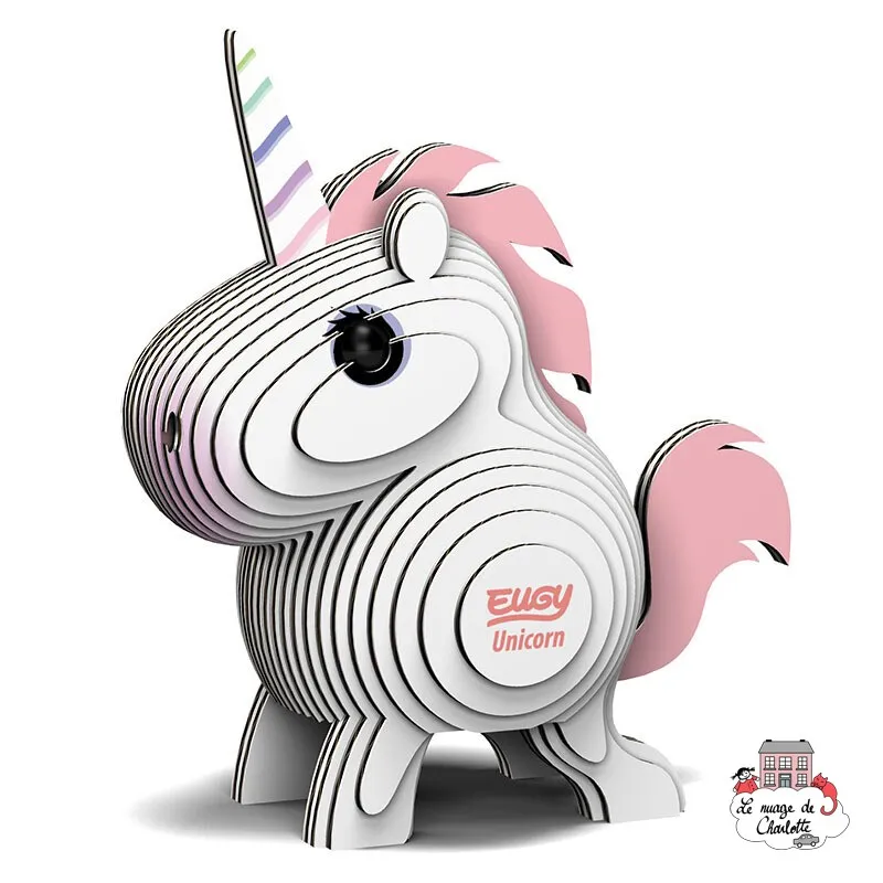 Eugy 014 - Licorne - EUG-5313914 - dodoland - Maquettes en carton - Le Nuage de Charlotte