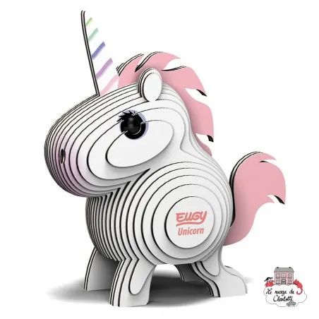 Eugy 014 - Licorne - EUG-5313914 - dodoland - Maquettes en carton - Le Nuage de Charlotte