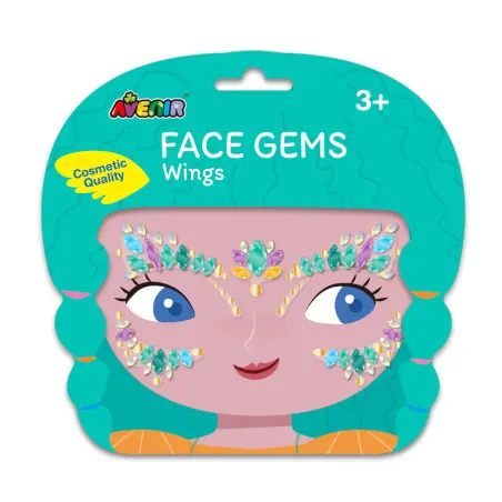 Avenir Gemmes pour le visage - Ailes – vue 1 – Grimage