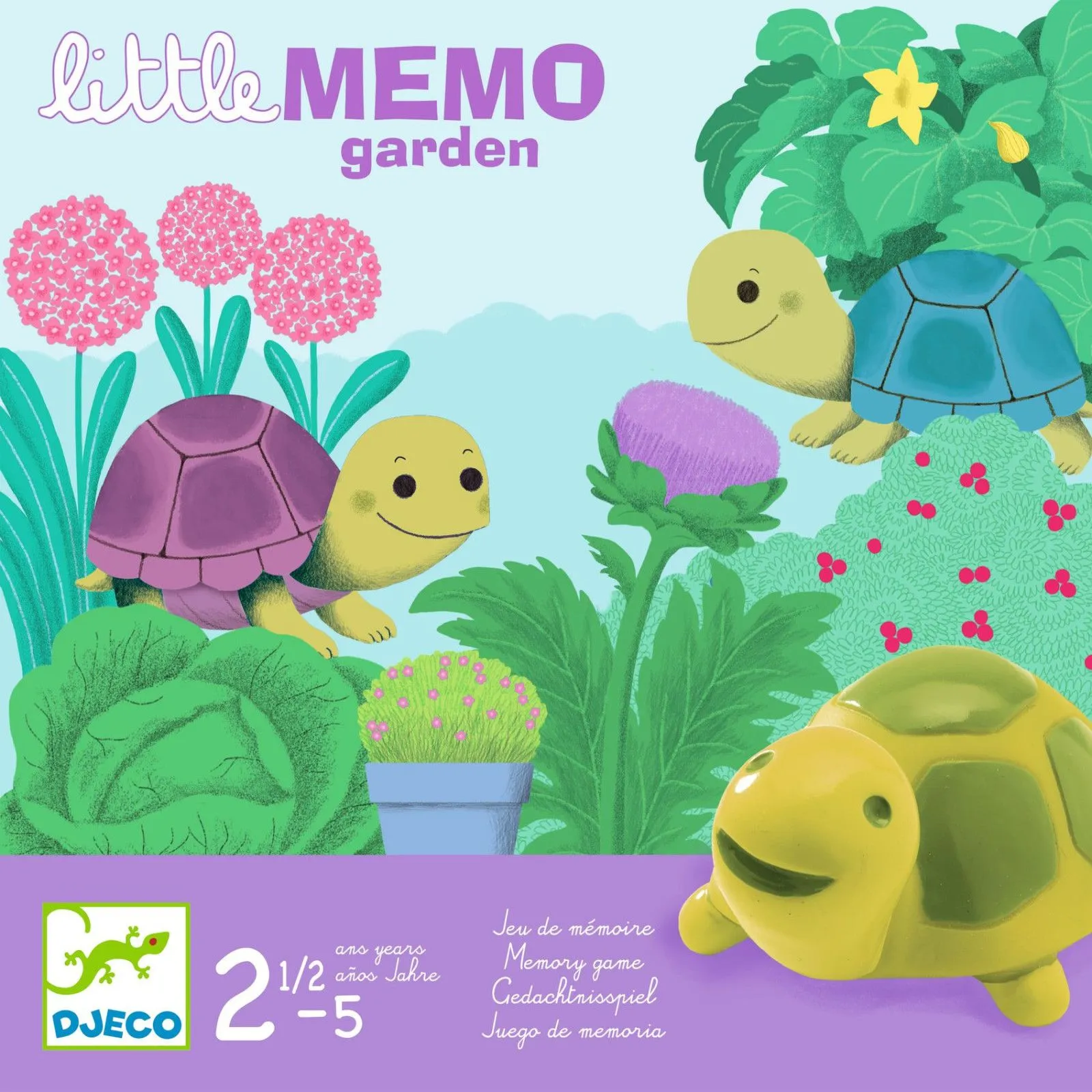 Djeco Little mémo - Garden – vue 2 – Board Games