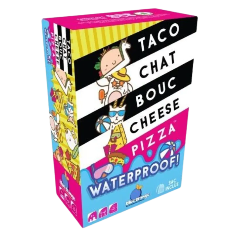 Blue Orange Taco Chat Bouc Cheese Pizza - Waterproof! – vue 1 – Board Games