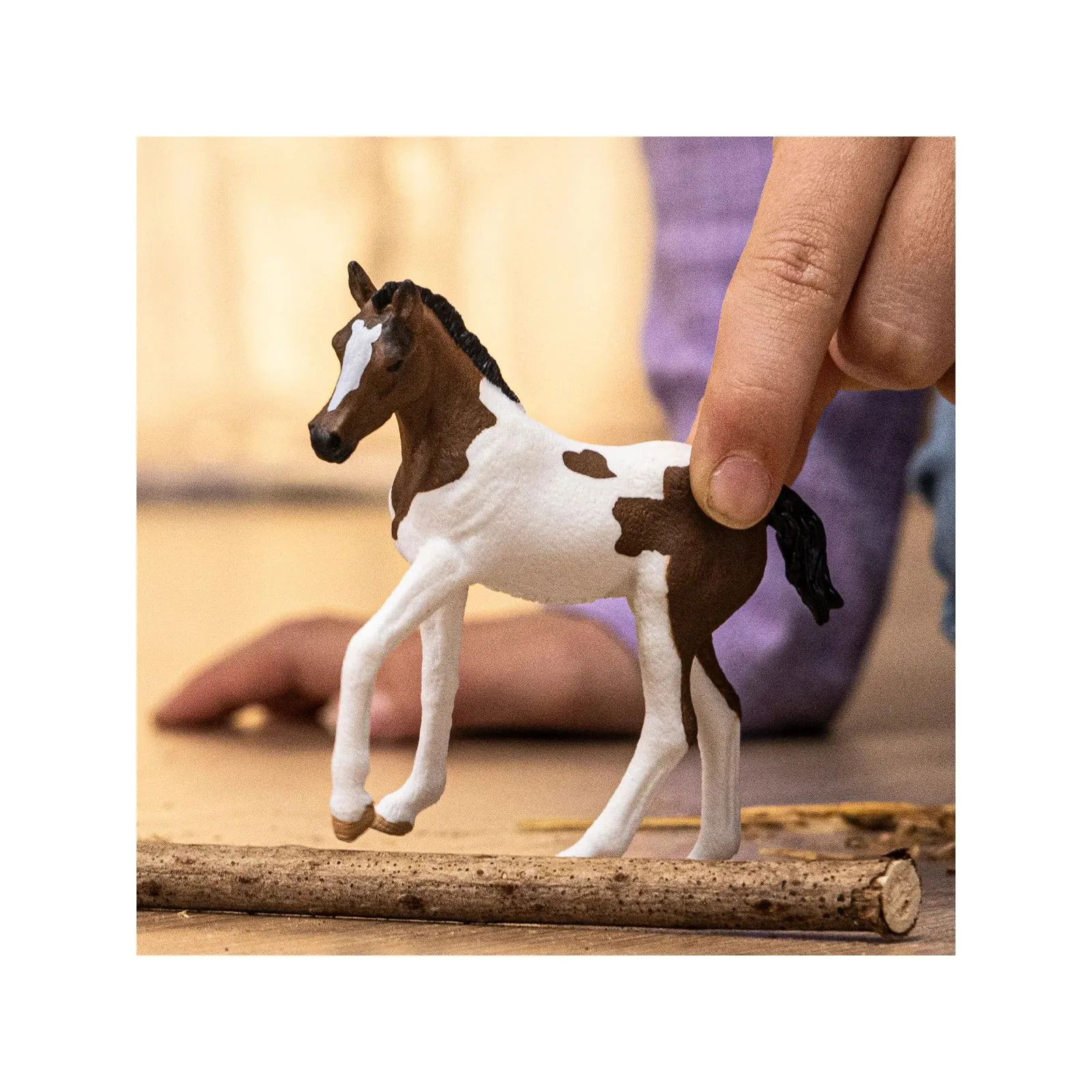 Schleich Poulain Paint Horse – vue 2 – Schleich