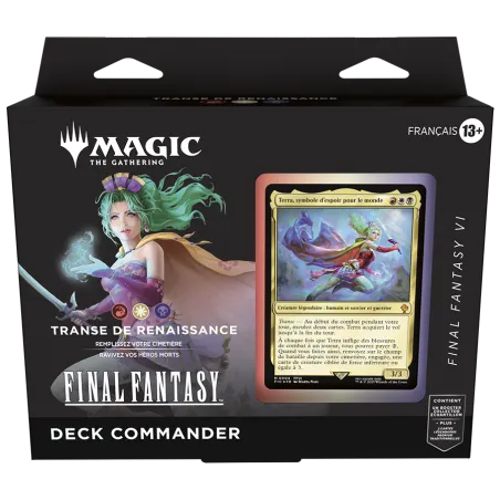 Wizards Of The Coast Deck Commander Magic: The Gathering - Final Fantasy - Final Fantasy 6 – vue 1 – Magic, Pokemon, ...