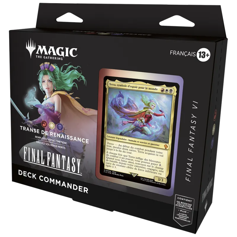 Wizards Of The Coast Deck Commander Magic: The Gathering - Final Fantasy - Final Fantasy 6 – vue 3 – Magic, Pokemon, ...