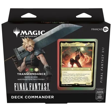 Wizards Of The Coast Deck Commander Magic: The Gathering - Final Fantasy - Final Fantasy 7 – vue 1 – Magic, Pokemon, ...