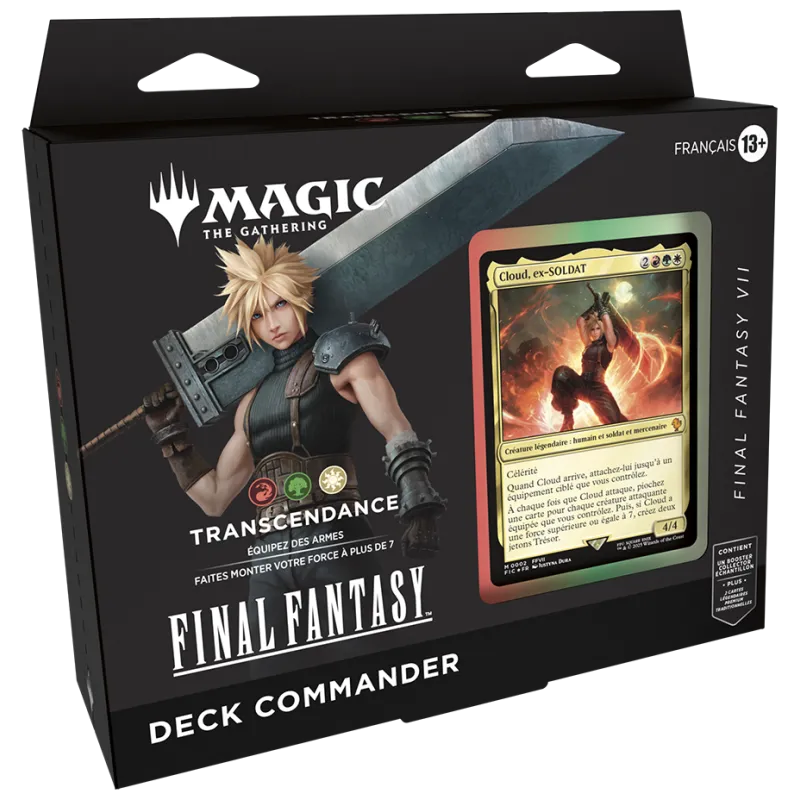 Wizards Of The Coast Deck Commander Magic: The Gathering - Final Fantasy - Final Fantasy 7 – vue 2 – Magic, Pokemon, ...