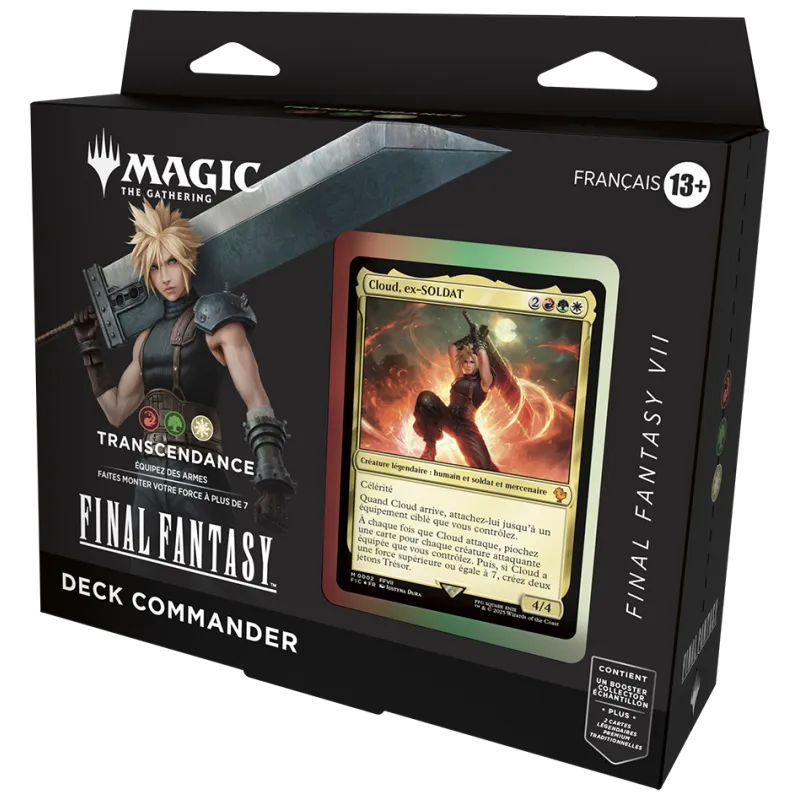 Wizards Of The Coast Deck Commander Magic: The Gathering - Final Fantasy - Final Fantasy 7 – vue 3 – Magic, Pokemon, ...