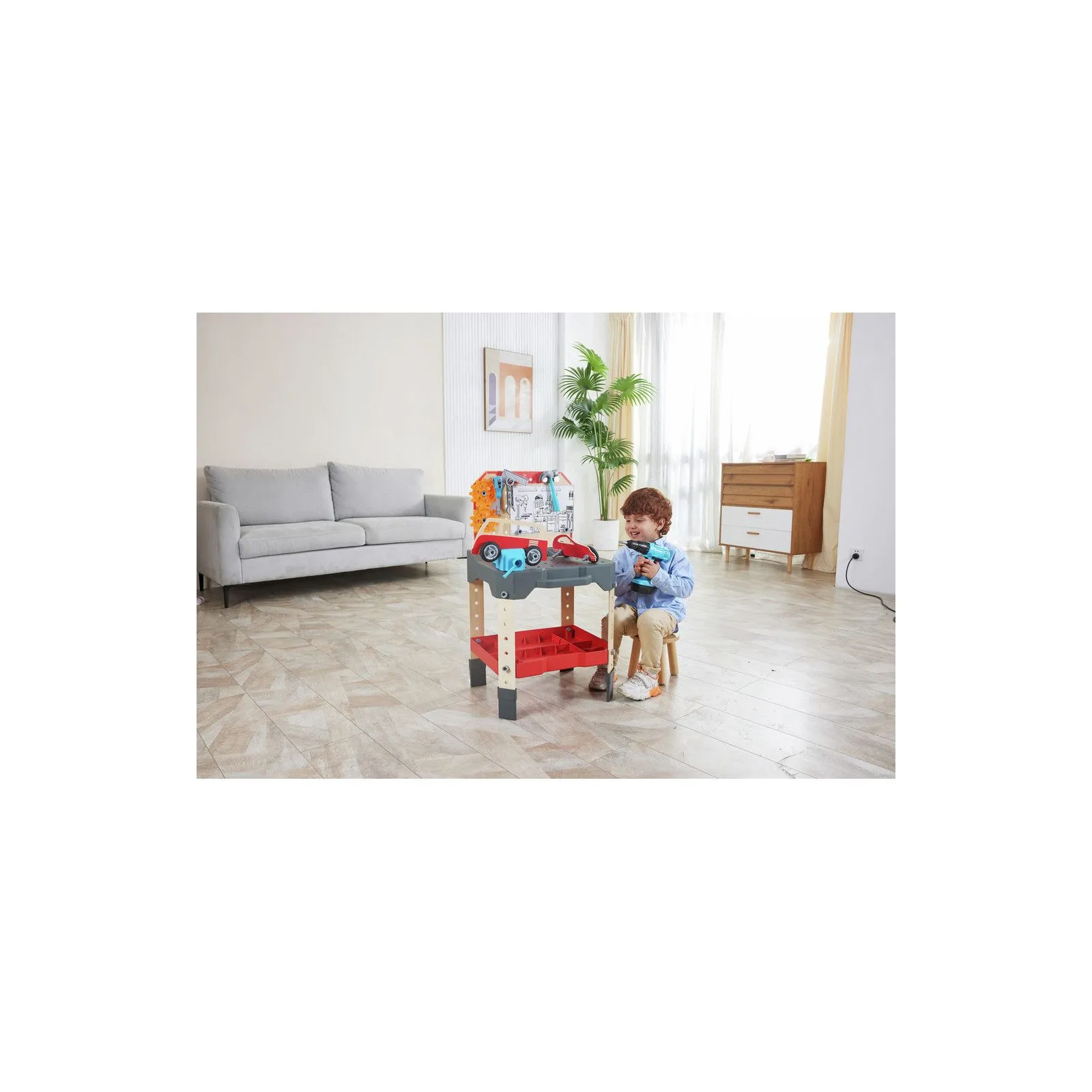 Hape Junior Inventor - Établi de construction et réparation – vue 2 – Junior Inventor by Hape