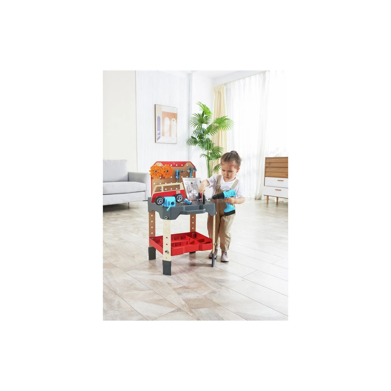 Hape Junior Inventor - Établi de construction et réparation – vue 3 – Junior Inventor by Hape